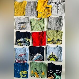 Bundle of long sleeves tops Size 3t-4t